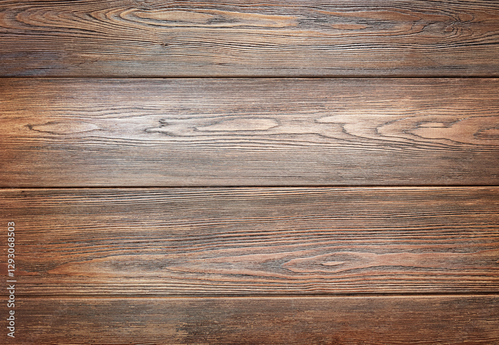 Fototapeta premium clean wooden background of textured brown planks