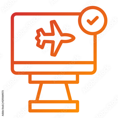 Vector Design Check In Icon Style