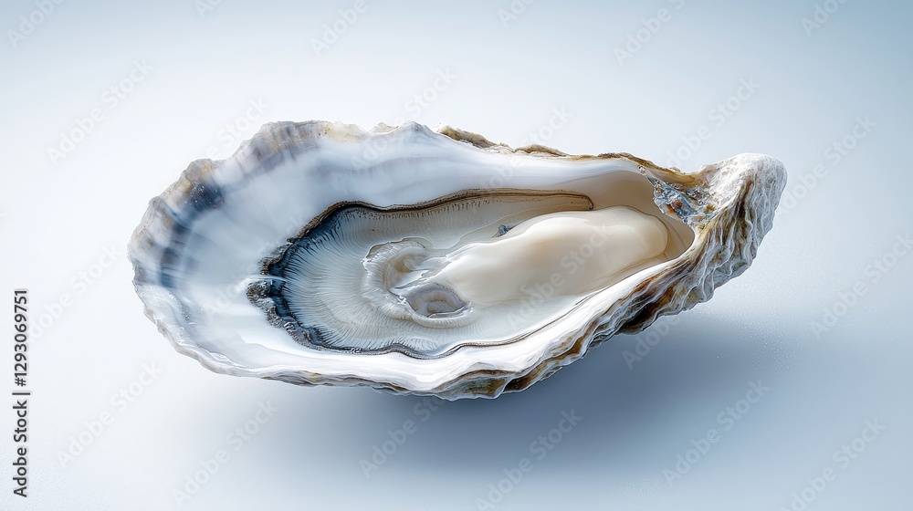 Naklejka premium Oyster harvesting event coastal shore seafood showcase natural environment close-up view shell and pearl discovery