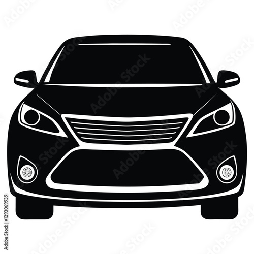 Modern Crossover Car Vector Illustration | AI, EPS Format