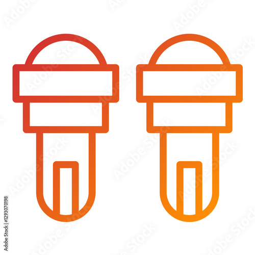 Vector Design Slippers Icon Style