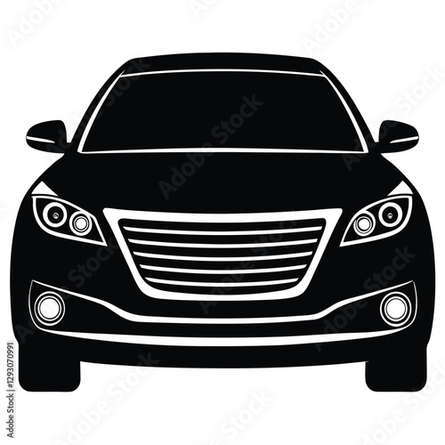Modern Crossover Car Vector Illustration | AI, EPS Format