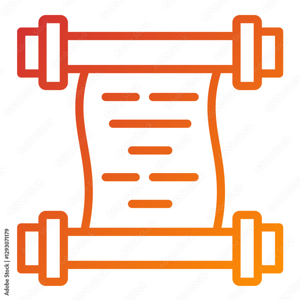Vector Design Scroll Icon Style Vector Design Scroll Icon Style