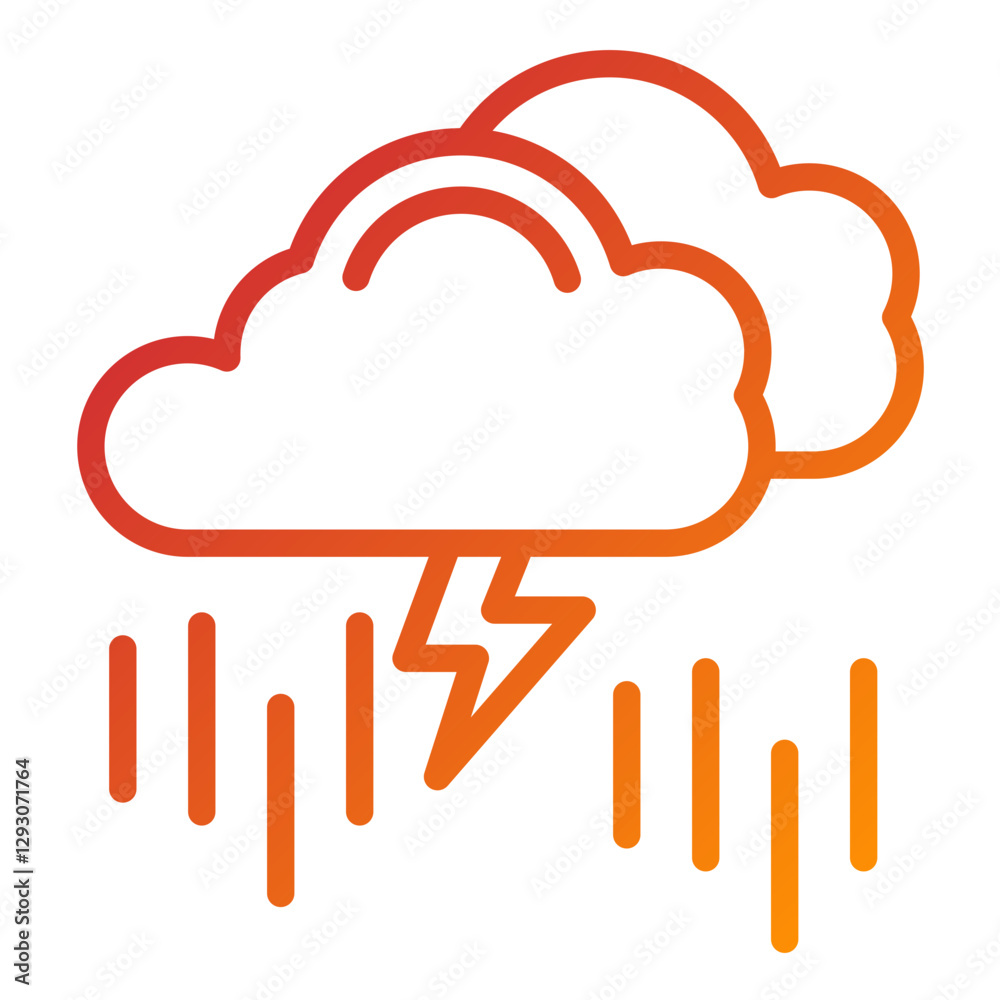Vector Design Storm Icon Style Vector Design Storm Icon Style