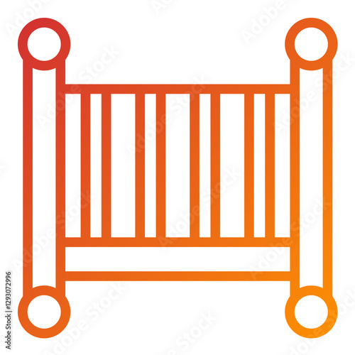 Vector Design Crib Icon Style