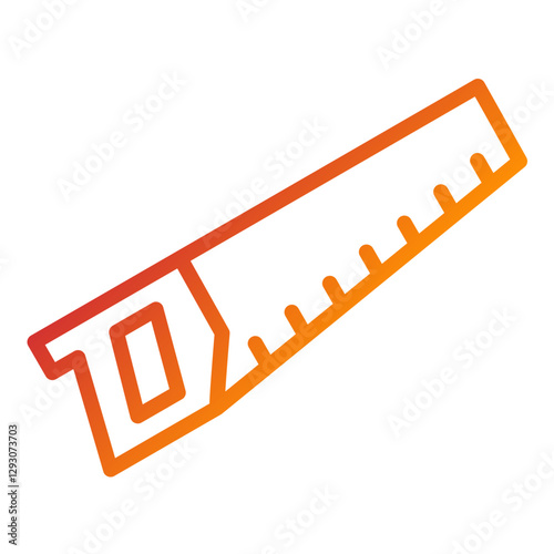 Vector Design Hand Saw Icon Style