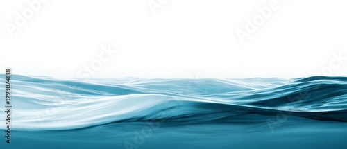 The image is of a large body of water with a blue color