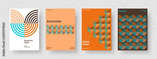 Isolated Banner Template. Geometric Report Layout. Creative Book Cover Design. Flyer. Business Presentation. Poster. Background. Brochure. Leaflet. Portfolio. Advertising. Pamphlet. Notebook