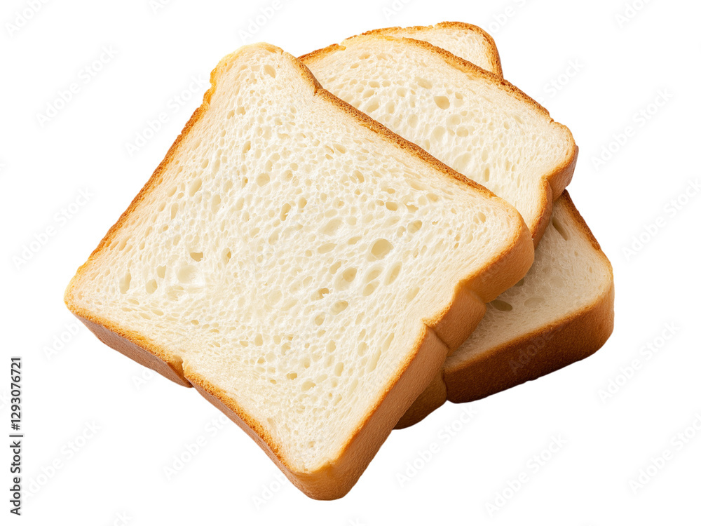 sliced bread, toast isolated on white background, full depth of field sliced bread, toast isolated on white background, full depth of field