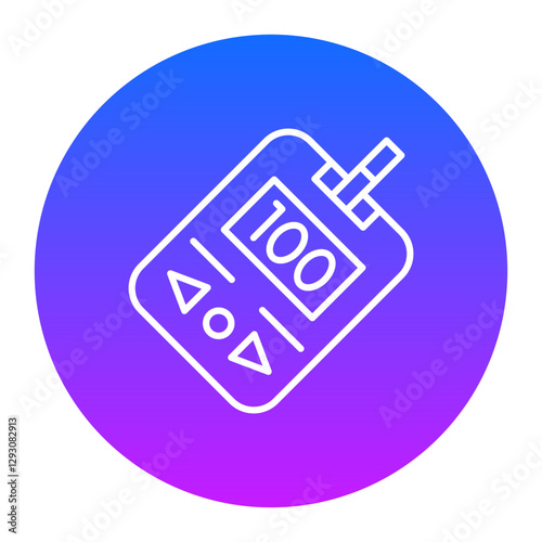 Blood Glucose Meter Icon