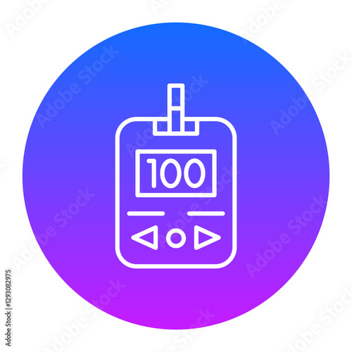 Blood Glucose Monitoring Icon