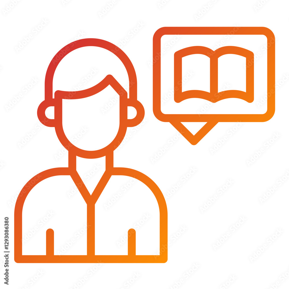 Obraz premium Vector Design Storytelling Icon Style