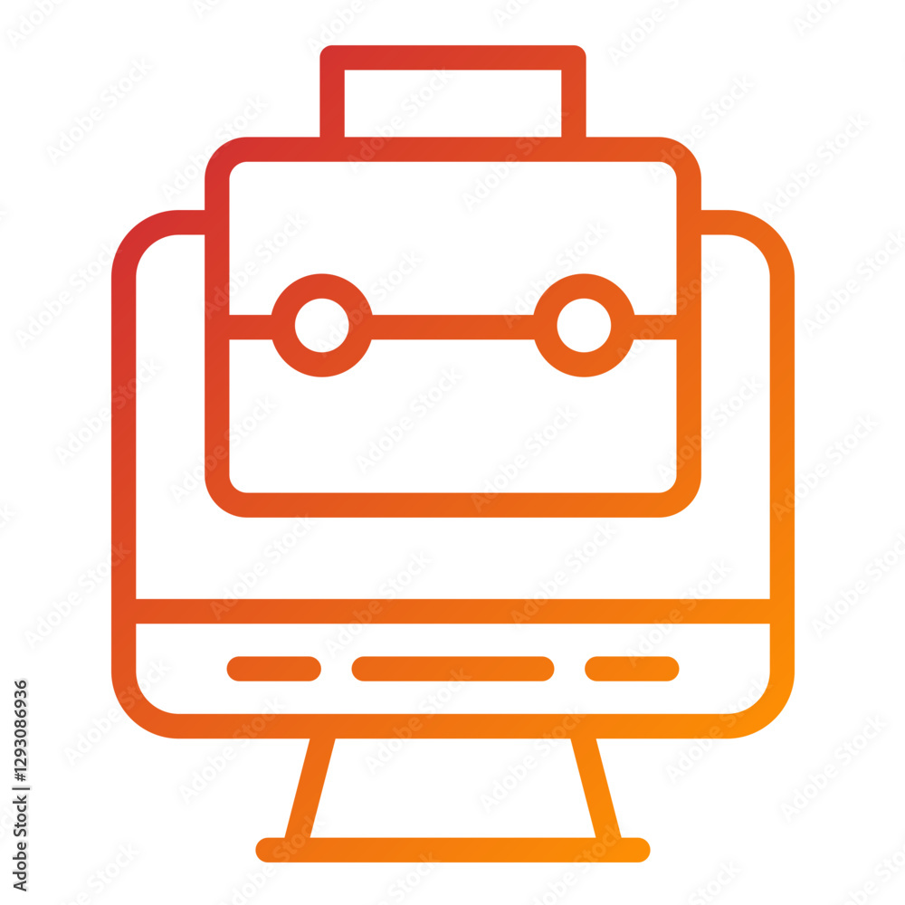 Vector Design Portfolio Icon Style Vector Design Portfolio Icon Style