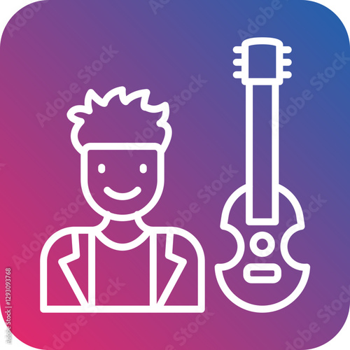 Musician icon style