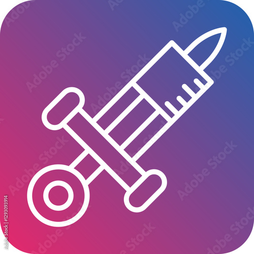 Tattoo Anesthetic icon style