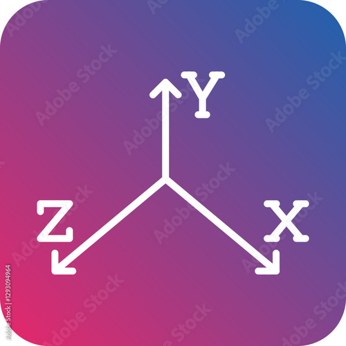 Coordinates icon style