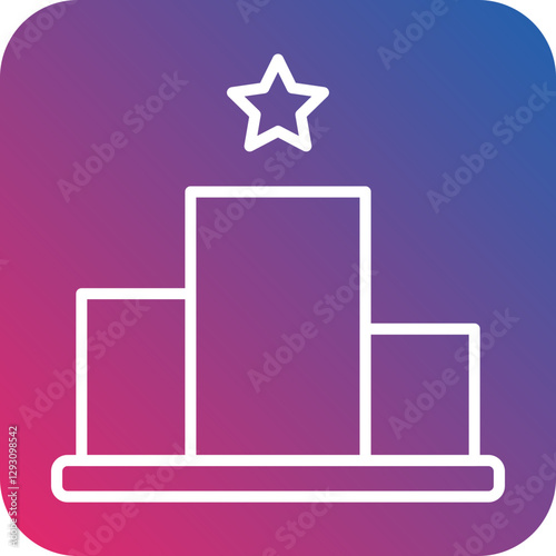 Podium icon style