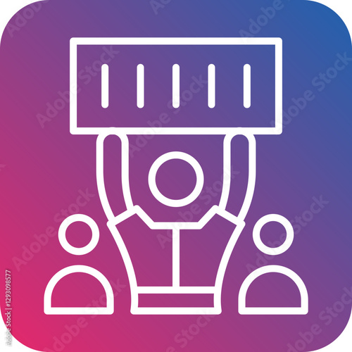 Supporter icon style