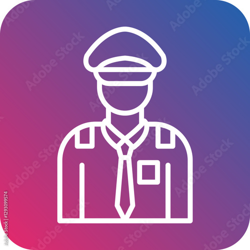 Police Man icon style