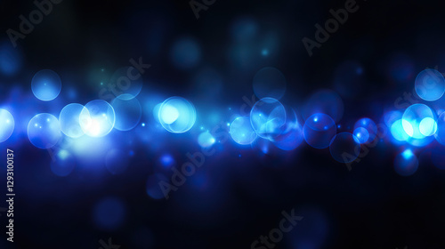 Futuristic blue light frame with soft gradient, symbolizing innovation and modern elegance.