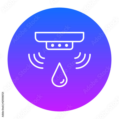 Smart Water Sensor Icon