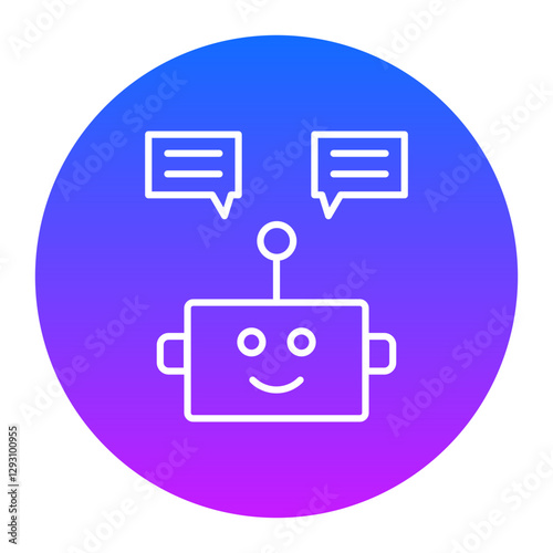 Smart Chat Bot Icon