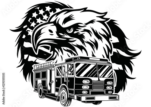 US Eagle Fire Truck