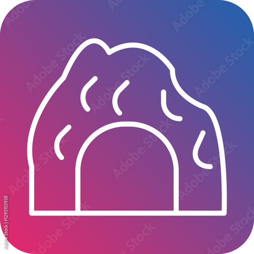 Caving icon style