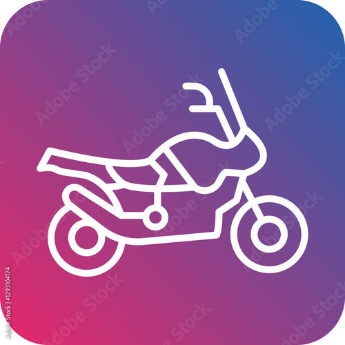Motorcycle Adventure icon style