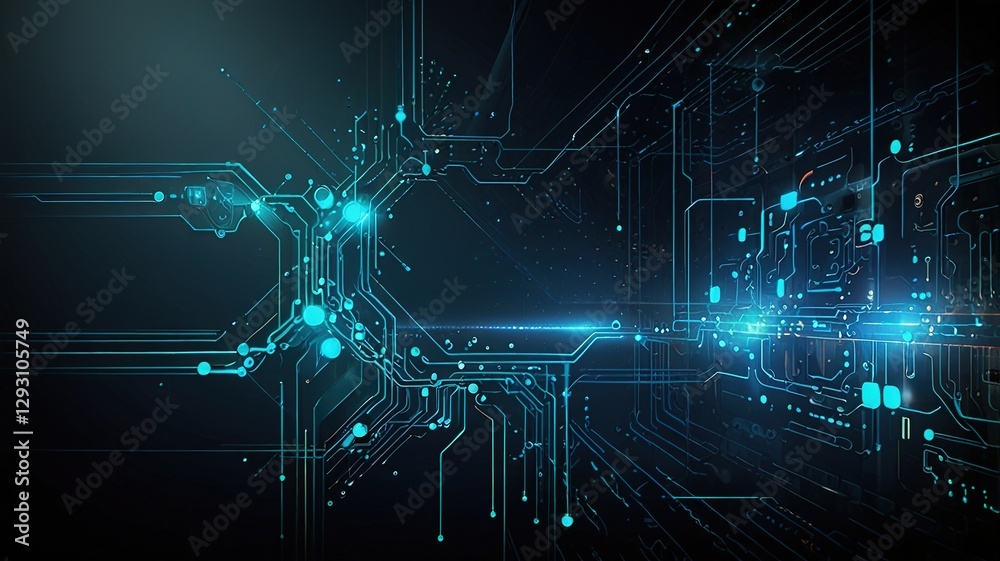 Obraz premium Creative inovative technology background