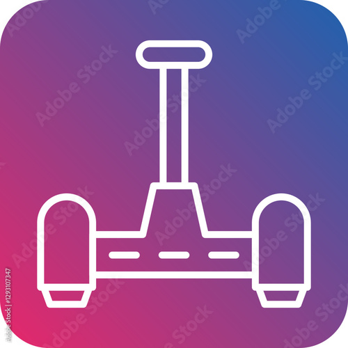 Hoverboarding icon style
