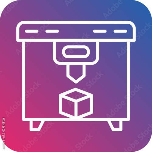 d Printer icon style