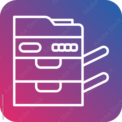 Copy Machine icon style