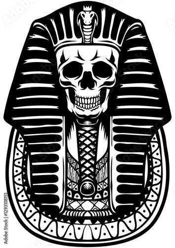Pharaoh Skull Svg