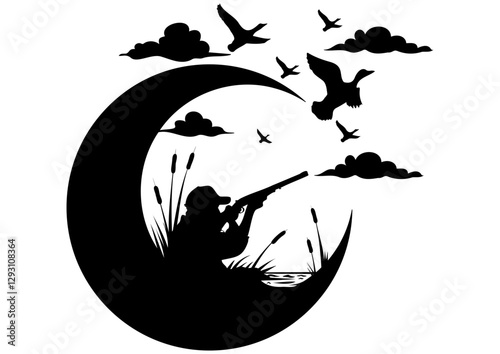Duck Hunting Vector