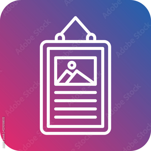 Poster icon style