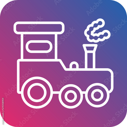 Steam Engine icon style