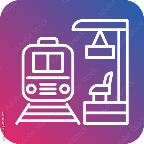 Train Platform icon style