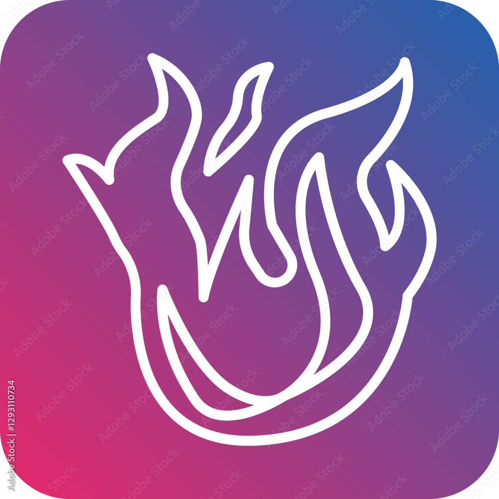 Fire icon style Fire icon style