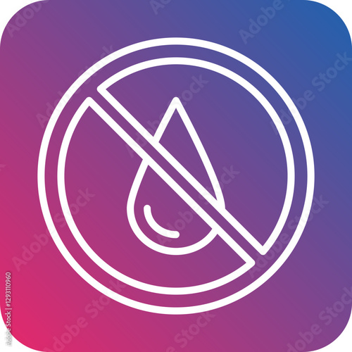 No Water icon style