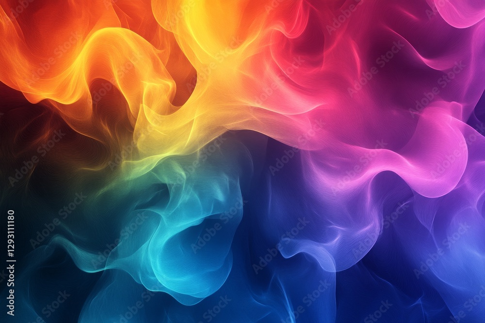 Vibrant swirls of color create a dynamic abstract background that captivates the viewer's attention and sparks creativity