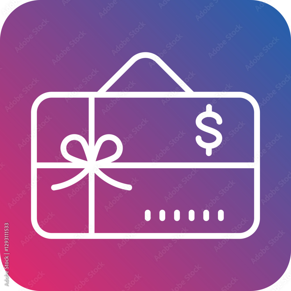 Gift Voucher icon style
