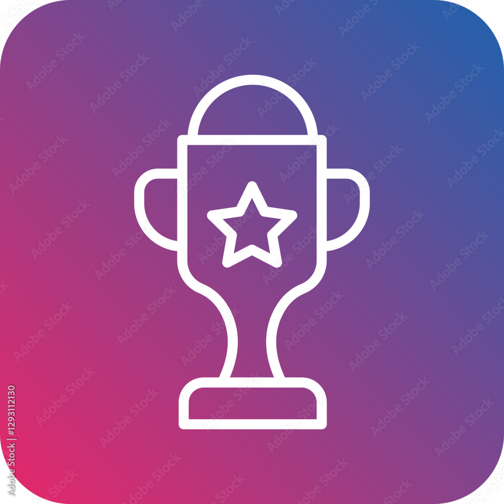 Obraz premium Trophy icon style