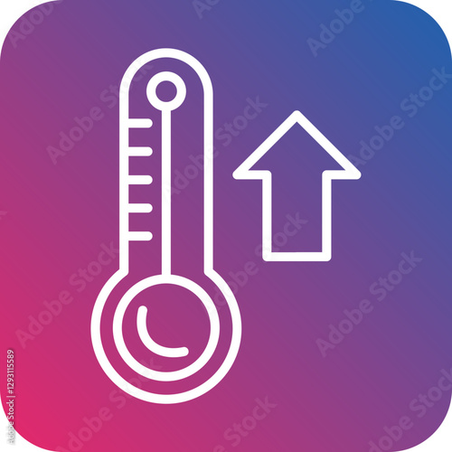 Thermometer icon style
