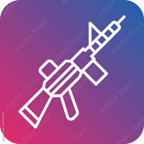 Gun icon style