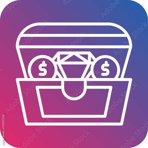 Treasure Chest icon style