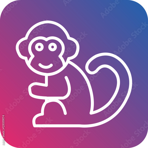 Monkey icon style