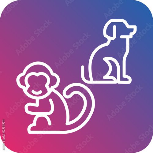 Animals icon style