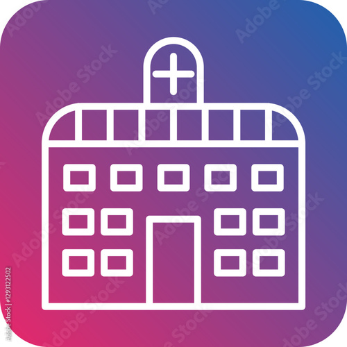 Hospital icon style