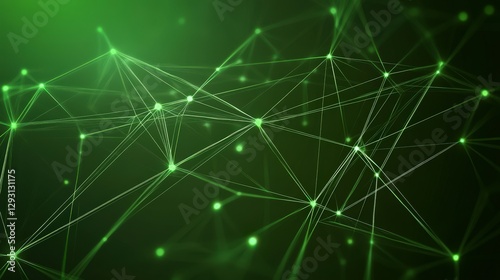 Intricate Network Design: A Futuristic Abstract of Interconnected Nodes and Lines